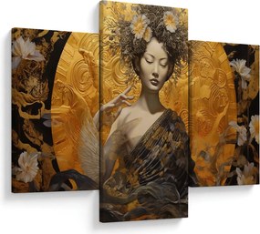 Obraz - Japonská dáma (90x60 cm)