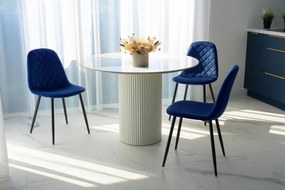 Jedálenská stolička ORLANDO zamatová, granátová