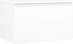 Mexen Orio, kúpeľňová skrinka 80 cm s hornou časťou, 1 zásuvka, biela matná, 91A10-08047-1-BFC01