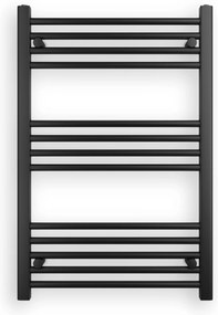 Erga Puerto, vykurovacie teleso 900x600 mm, 437W, čierna matná, ERG-LAV-GRZE-BK-6090