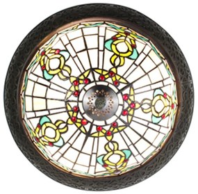 Tiffany stropné svietidlo vitráž Ø38