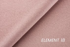 Posteľ Boxspring Wasil 180x200 s úložným priestorom - ružový hydrofóbny zamat Element 18