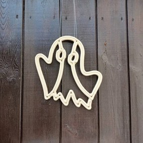 DECOLED Duch, 30 cm, biely