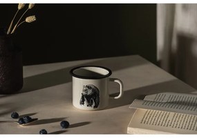Hrnček Bear 0,37l, smalt / béžový