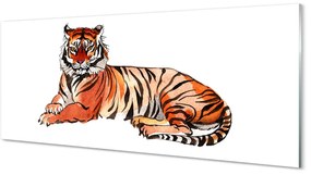 Obraz na akrylátovom skle Maľované tiger 120x60 cm