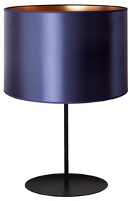 Duolla Duolla - Stolná lampa CANNES 1xE14/15W/230V 20 cm modrá/medená/čierna DU602990