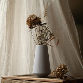 Keramická váza Burmilla krémová