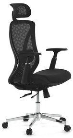 Autronic BONTEC Kancelárska stolička, synchrónny mechanizmus, čierna sieťovina, KA-S258 BK Farba: Čierna