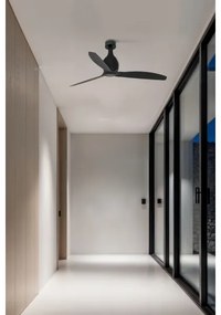 FARO 32030 - Stropný ventilátor MINI ETERFAN čierna pr. 128 cm + diaľkové ovládanie