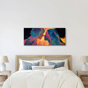 Obraz - Vesmírna láska (120x50 cm)