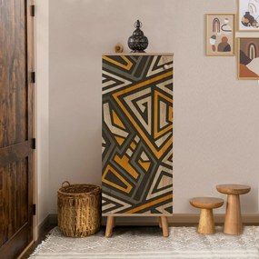 Skrinka na topánky Mega Sonoma Oak Triangle