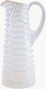 Ručne fúkaný džbán Opaline Eiffel Hobnail