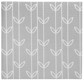 Koberce Breno Kusový koberec Dwinguler Okvetné sivé lístky, sivá, viacfarebná,140 x 140 cm