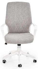 Kancelárska stolička LONA biela/svetlosivá