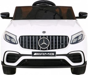 Ramiz Elektrické autíčko Mercedes Benz GLC63S SUV pre deti biele + diaľkové ovládanie + pohon 4x4