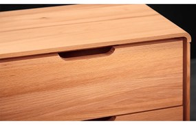 Nízka komoda z dubového dreva 90x63 cm Greg - The Beds