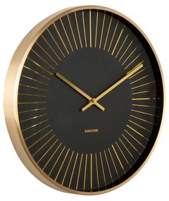 Karlsson 5917BK dizajnové nástenné hodiny 40 cm