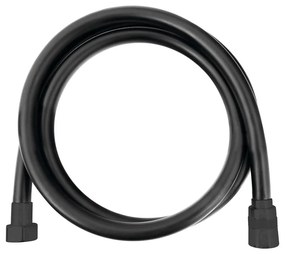 Čierna plastová sprchová hadica ø 1 cm Softflex – Sapho