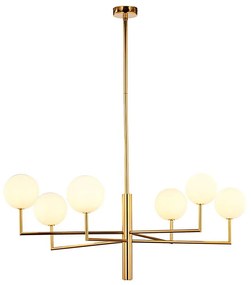 Jupiter 1930 - Luster na tyči FEME 6xG9/40W/230V mosadz