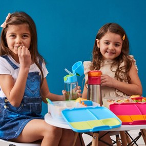 Desiatový box veľký - ružový/oranžový