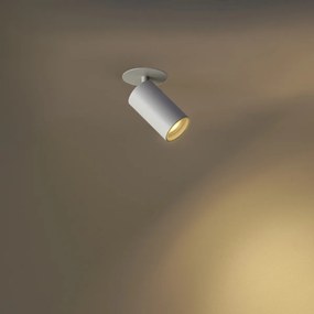 Moderné zapustené bodové svietidlo biele GU10 50mm IP44 - Chels