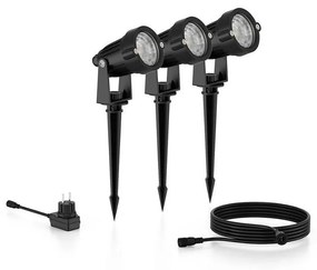 Philips - SADA 3x LED Vonkajšie bodové svietidlo CASPER LED/1,5W/24/230V IP44 P6032