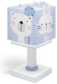 Dalber 63111T - Detská lampička JUNGLE 1xE14/8W/230V modrá