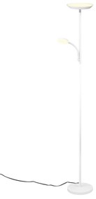 Biela LED stojacia lampa (výška 178 cm) Specter – Trio