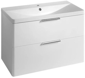 Aqualine Aqualine, DENEB umývadlová skrinka 80,5x55x39,4cm, biela matná, DN284