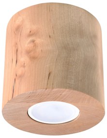 Stropné svietidlo ORBIS prírodné drevo
