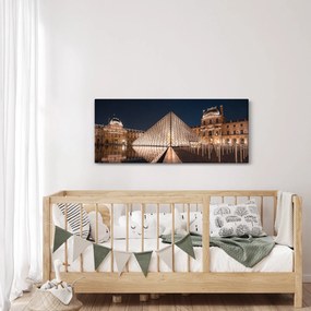 Obraz - Louvre v noci (120x50 cm)