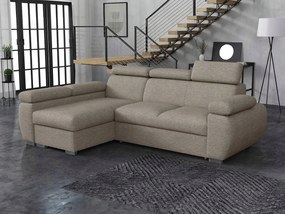 Rohová sedacia súprava Gozo (svetlosivá)