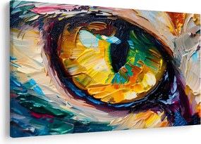 Obraz - Maľba mačacieho oka (90x60 cm)