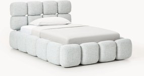 Jednolôžková posteľ z plyšového buklé Tayla