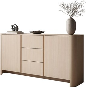 Dizajnová komoda HARLEM Dub Vicenza 168 cm