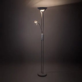 Brilagi - Stmievateľná stojacia lampa SCARLETT 1xR7s/230W/230V + 1xG9/40W biela