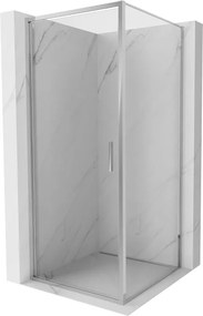 Mexen Exo, sprchovací kút s krídlovými dverami 85 x 85 cm, 6mm číre sklo, chrómový profil, 817-085-085-01-00