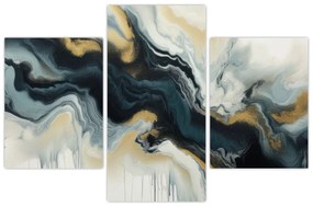 Obraz - Mramorovaná kresba (90x60 cm)