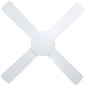 Eglo 35088 - Stropný ventilátor BONDI 52W/230V + DO biela