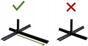 Zahradní slunečník s ochranným obalem BANANA 300 cm zelený