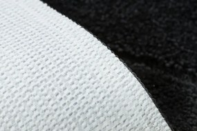 Kúpeľňový koberček SUPREME LINES línie, čierny