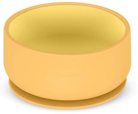 Miska dvojfarebná silikónová Take&Match Intense Ochre 6m+