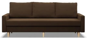 Trojmiestna rozkladacia sedačka BLANK Comfort hnedá