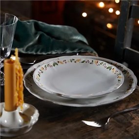 Dezertný tanierik s vianočným dekorom