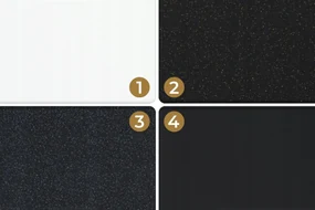 Sink Quality Obsidian, kuchynský granitový drez 790x500x210 mm + chrómový sifón, čierna, SKQ-OBS.C.1KDO.X