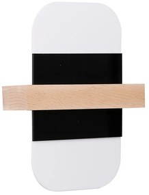 Čiernobiele LED nástenné svietidlo April - Candellux Lighting