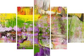 Obraz abstrakcie - maľba (150x105 cm)