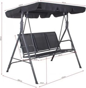 Záhradná hojdačka FIONA SPRINGOS GS0010