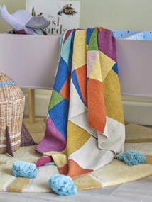 Bloomingville Prehoz z recyklovanej bavlny Colorine 130 × 160 cm