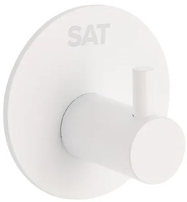 Háčik SAT montáž bez vŕtania biela HACEKNALEP1KB
